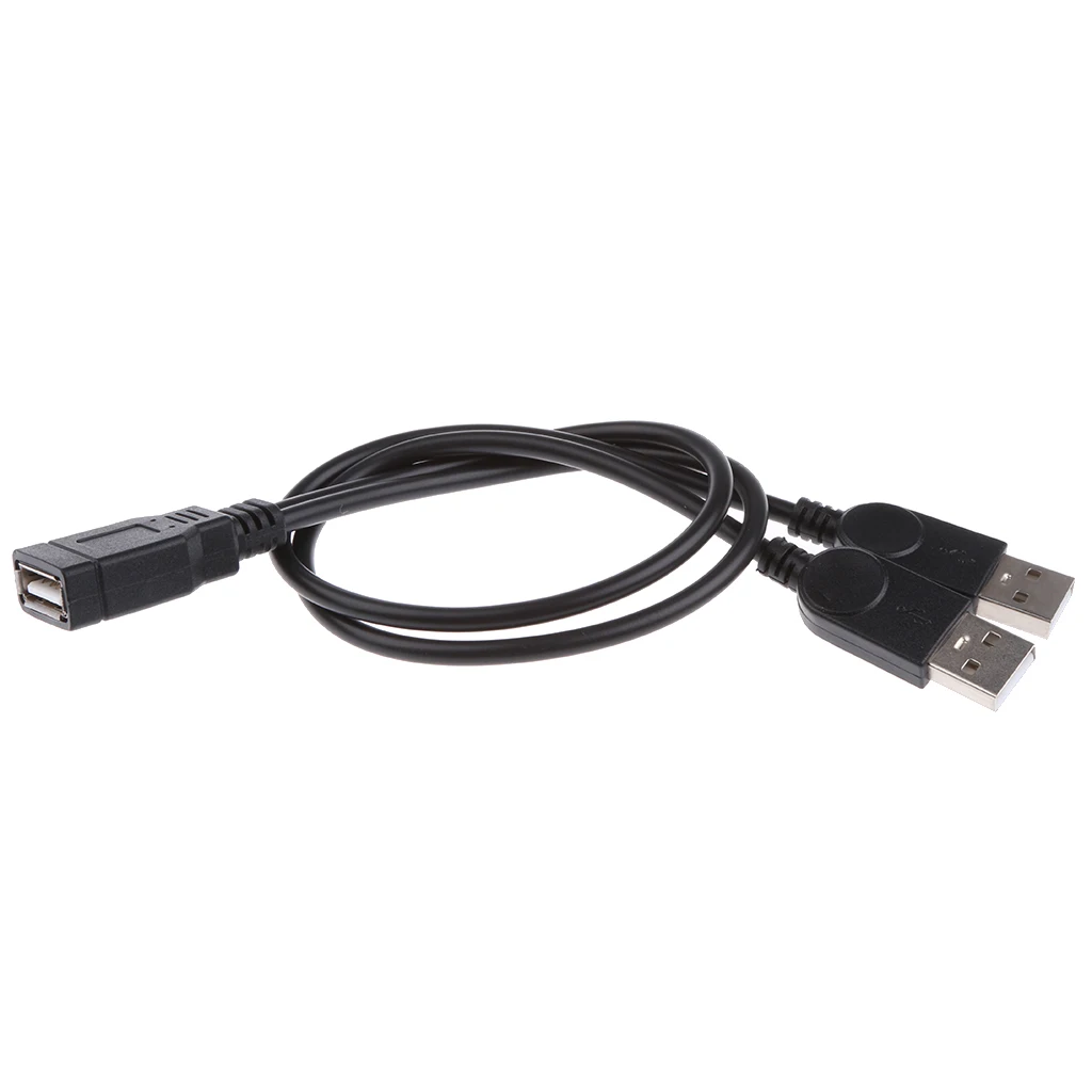 USB сплиттер кабель Женский к мужскому 2 порта концентратор шнур (только один порт