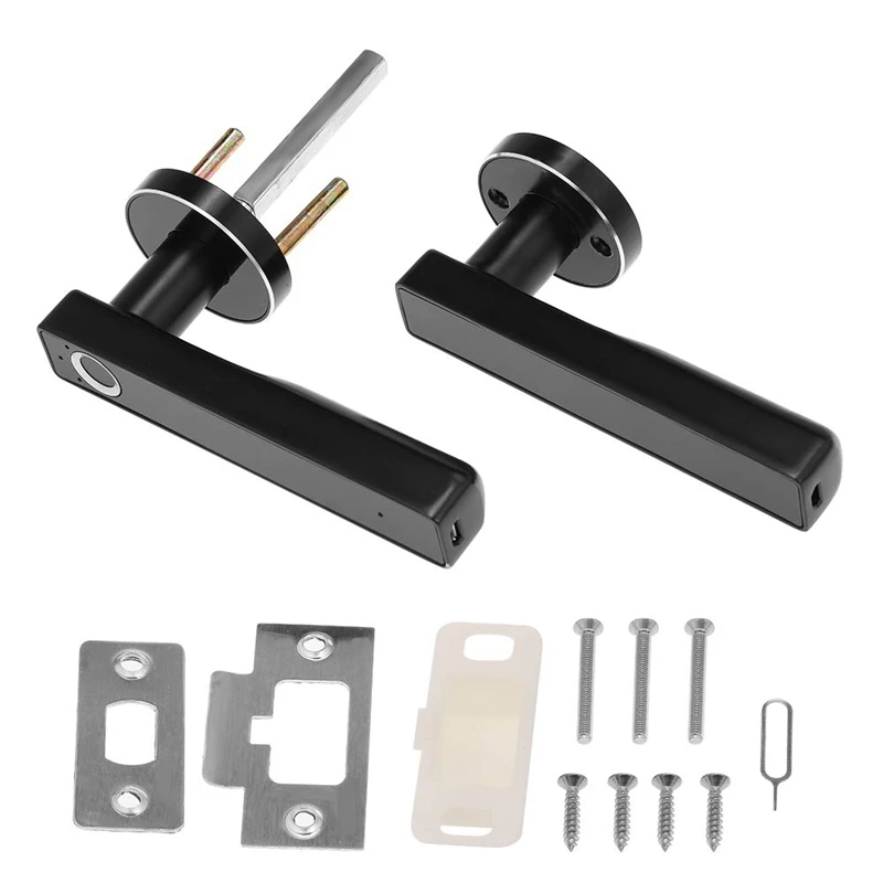 

Biometric Lock Semiconductor Fingerprint Lock Smart Door Lock Stainless Steel Automatic Security Door Electronic Lock