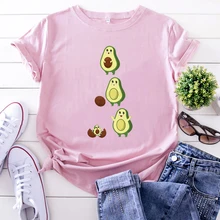 Special Offers Womens Tshirts Lovely And Cheerful Fashion Avocado Printed T-Shirt For Woman Cotton Vintage Women T Shirt Fashion Punk Clothing Special Offers Womens Tshirts Lovely And Cheerful Fashion Avocado Printed T-Shirt For Woman Cotton Vintage Women T Shirt Fashion Punk Clothing