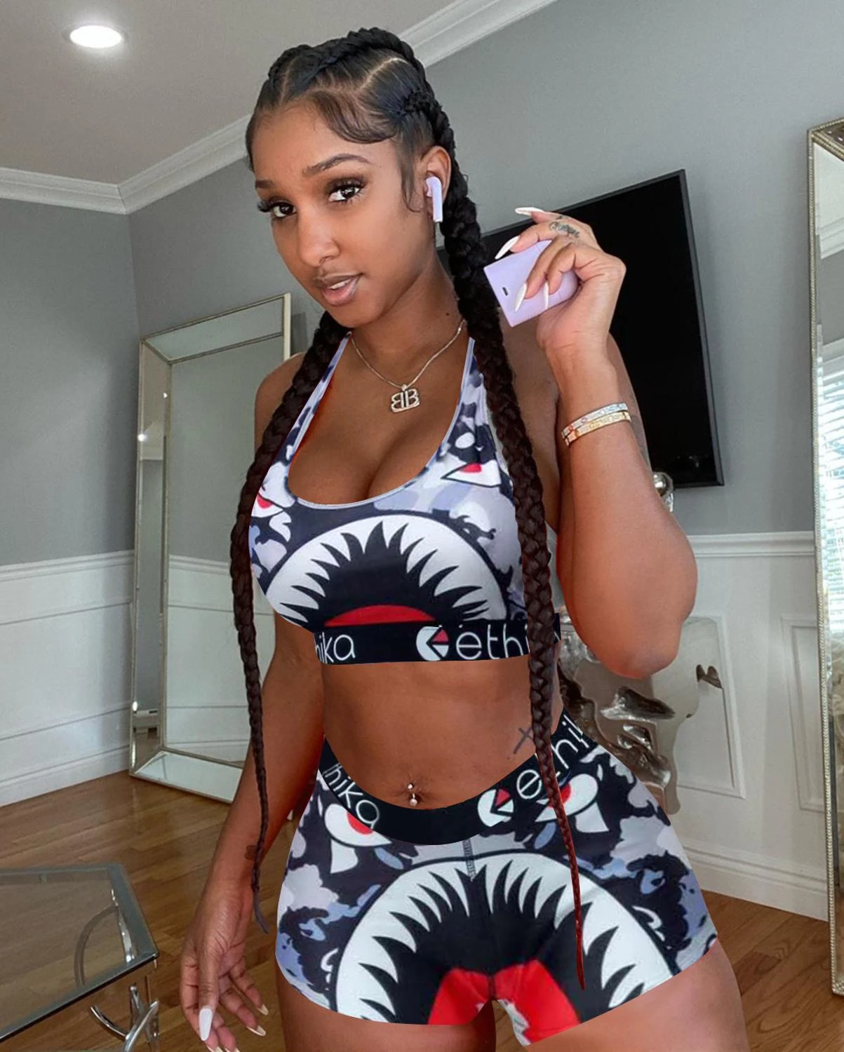 1 piece short set