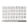 36pcs Steel Alphabet Number Stamp Punch Set for Leather Wood Craft Tools Kit Metal Leather Punch Tools Staming Leathercraft ► Photo 2/6