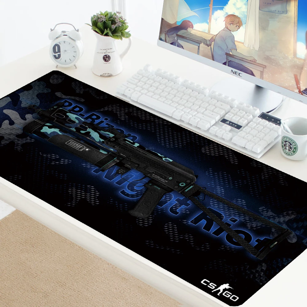 Игровой коврик для мыши CS GO, большой нескользящий коврик для мыши с клавиатурой, Hyper Beast AWP Boyfriend, подарок, оверлок Edge, большой игровой коврик для мыши XL