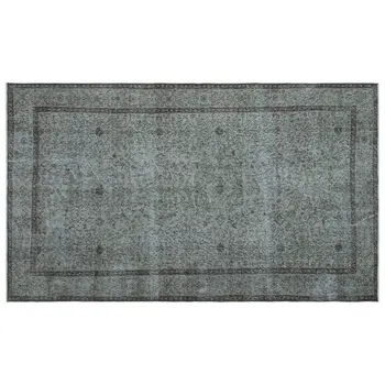 

Handmade Gray Vintage Overdyed Turkish Area Rug 161x273 Cm-5'3''X8'11''