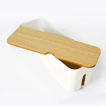 

Anti Dust Power Strip Home Modern Socket Wire Management Desktop Cable Storage Box Organizer Office Multifunctional Safety Tidy