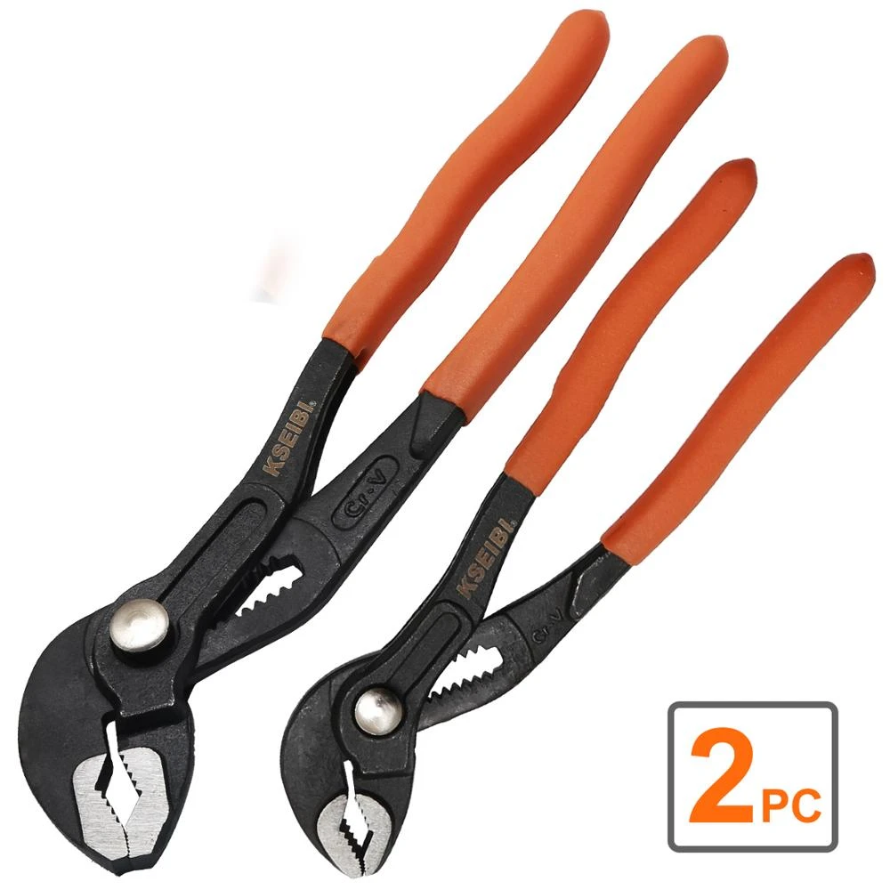 KSEIBI Slip Joint Zange Rohrzange 10 / 12 zoll Winkel Nase Gummi Nicht Slip Griff Universal