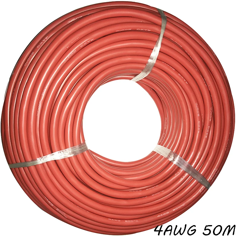 Fio de silicone original 4 awg cabos