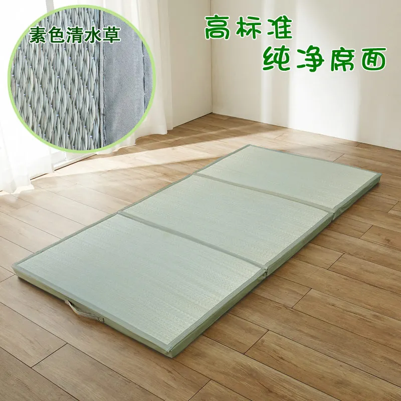 Японский традиционный татами матрас коврик прямоугольник большой складной пол соломенный Коврик для йоги спящий татами коврик напольное покрытие