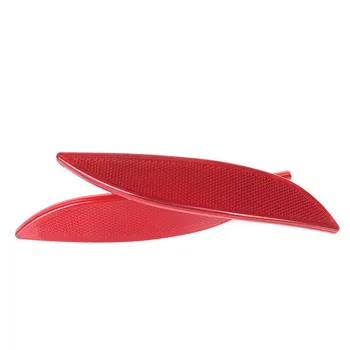 

1pair Exterior Durable Auto 3804 3805 Red Car 265650004R Rear Bumper Reflector Shell Easy Install For Renault Megane MK3