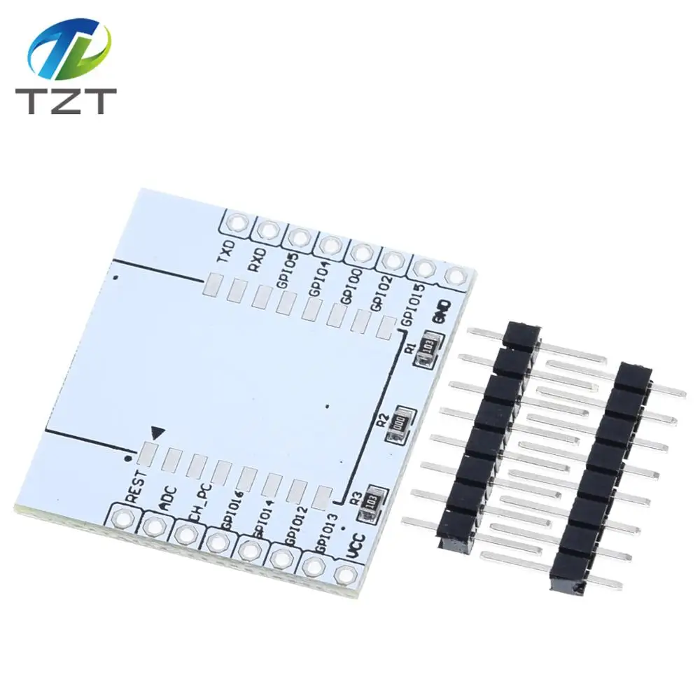 10PCS/LOT ESP8266 serial WIFI module adapter plate Applies to ESP-07 ESP-08 ESP-12E | Электронные компоненты и