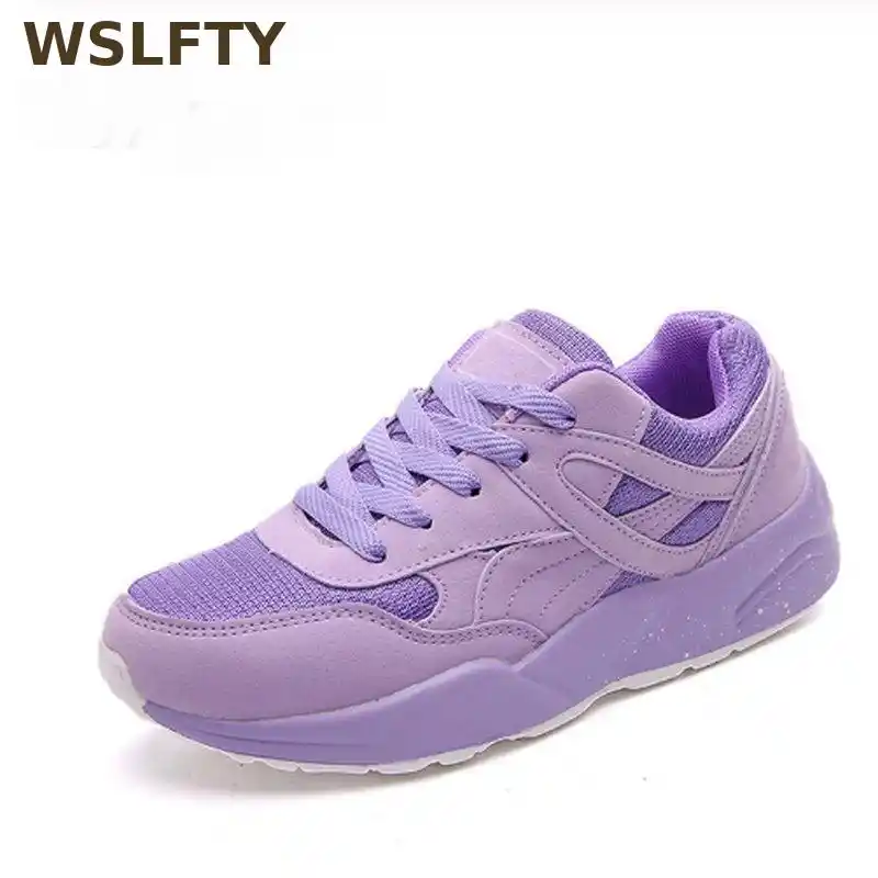 ladies purple sneakers
