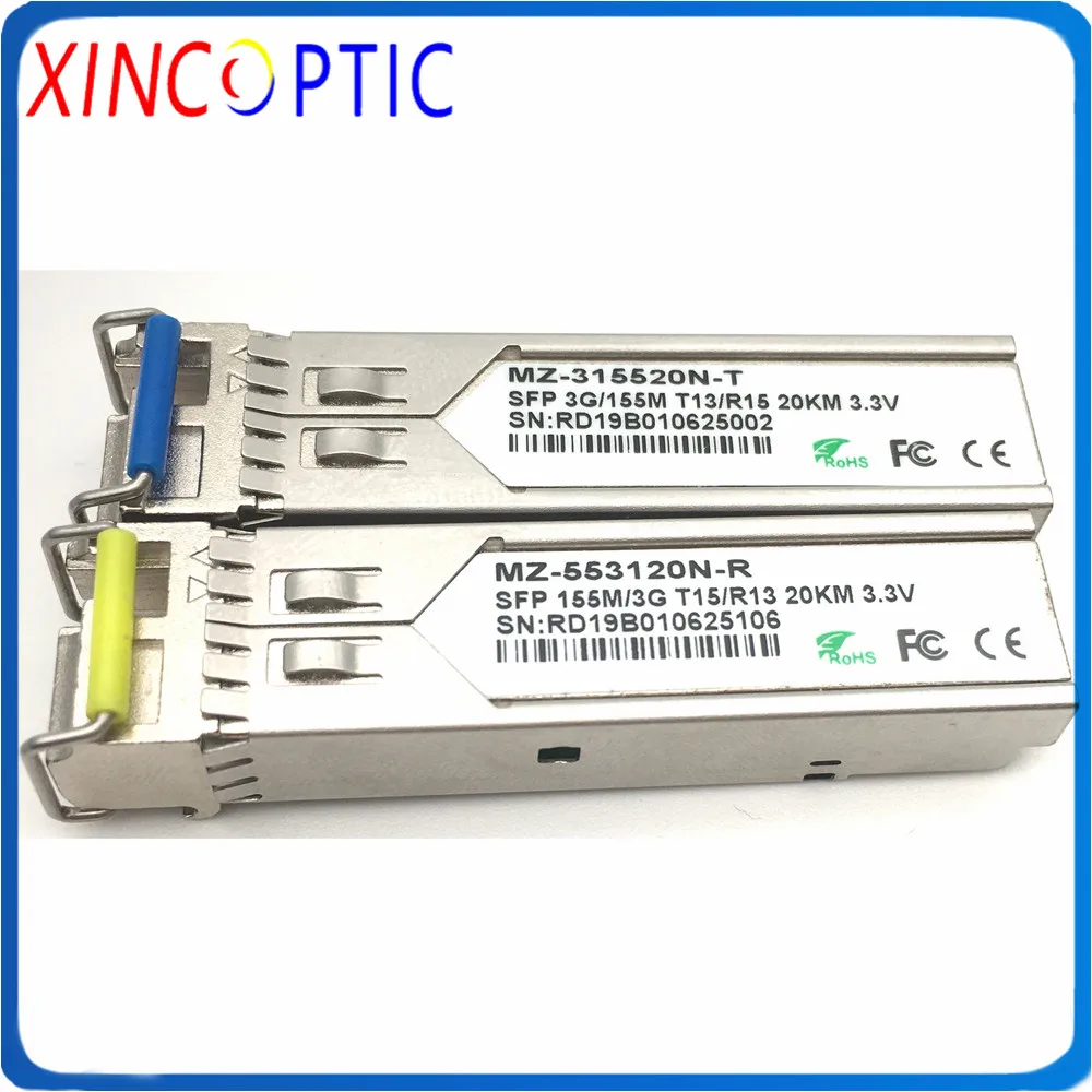 3G 6 г 12 BIDI 10/20 км SDI SFP 3G/6 г/12 двунаправленный с использованием одного волокна Blackmagic