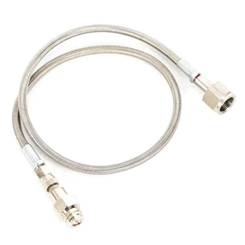 

Stainless Steel Hose Kit, 72inch Soda Maker Club External Hose Direct Adapter to CGA320 CO2 Tank