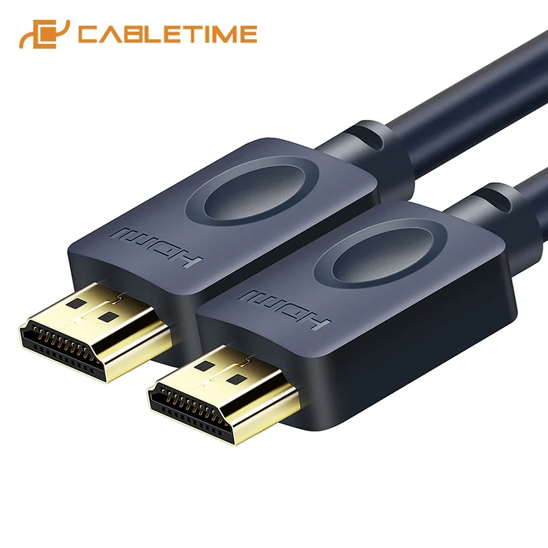 Кабель CABLETIME HDMI 4k 2 0 60 Гц UHD для офиса и дома CL3 кабель Xiaomi проектора Nintendo Switch PS4 TV