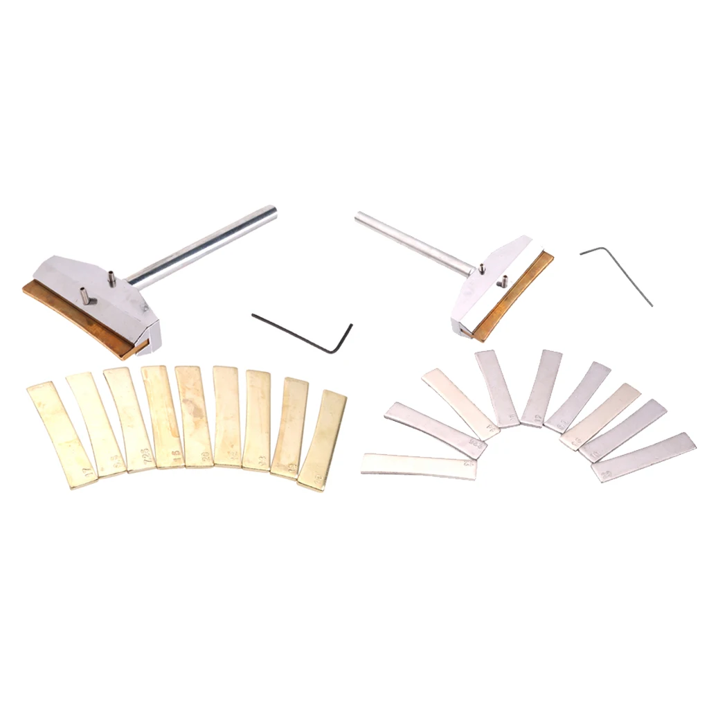 

Electric Guitar Repair Tool Alloy Fretboard Press Caul with Press Caul Inserts Musical Instrument Accessory
