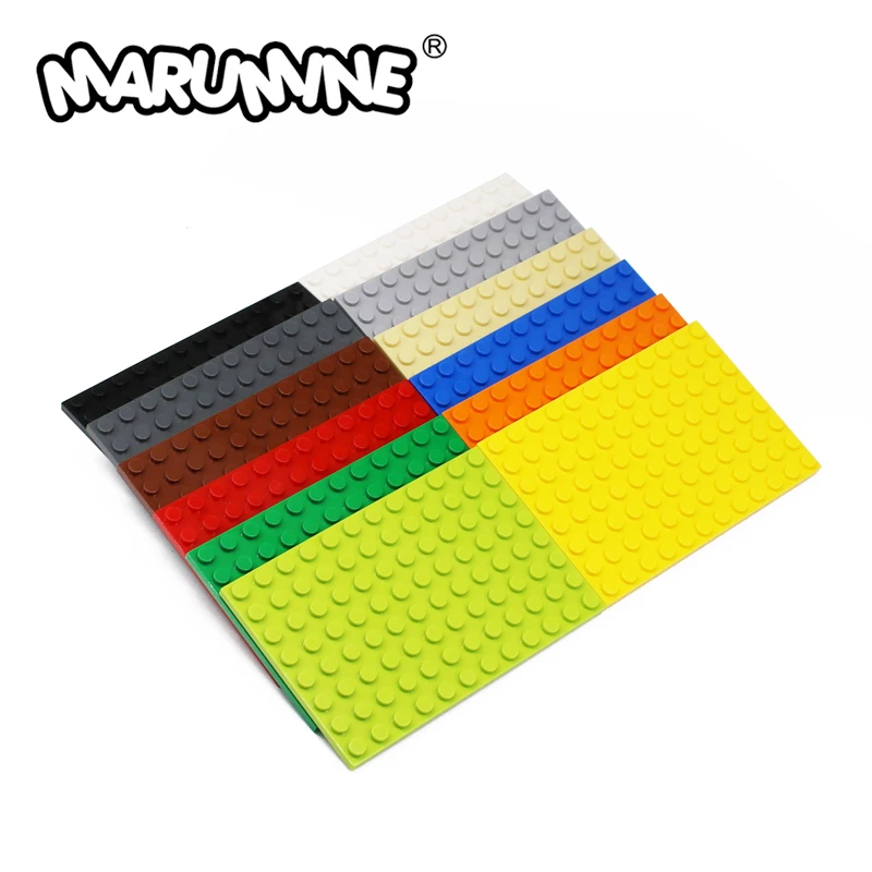 MARUMINE 8x12 точек мс пластина строительный блок для крепления на руке создатель классический кирпичи
