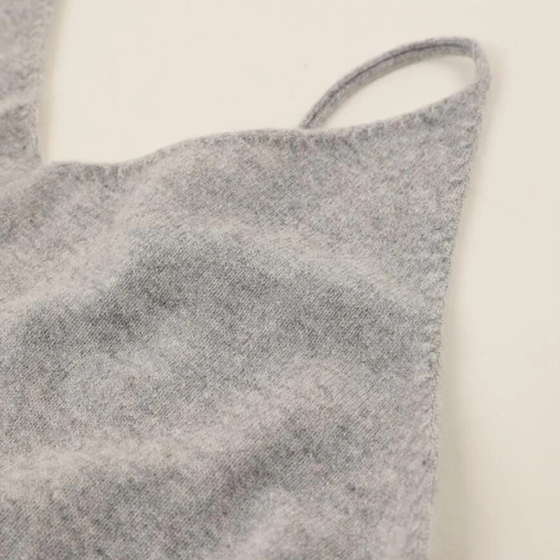 100 кашемировый свитер жилет женский камзол с v-образным Вырезом Базовый Топ высокого качества пуловер зимний теплый мягкий однотонный натуральный материал