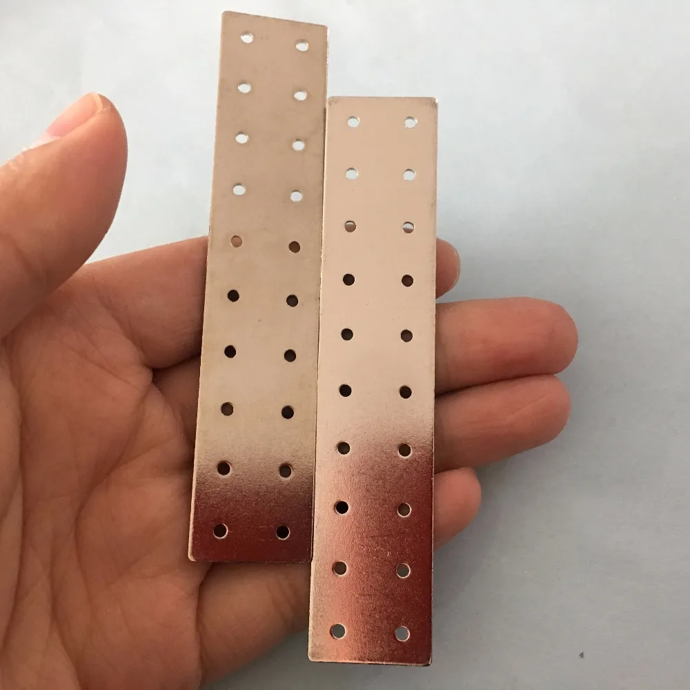 

2pcs/lot 20.5*100mm Rectangle Thin Iron Sheet J350Y Multi 20holes Thickness 1mm DIY Toy Parts Drop Shipping