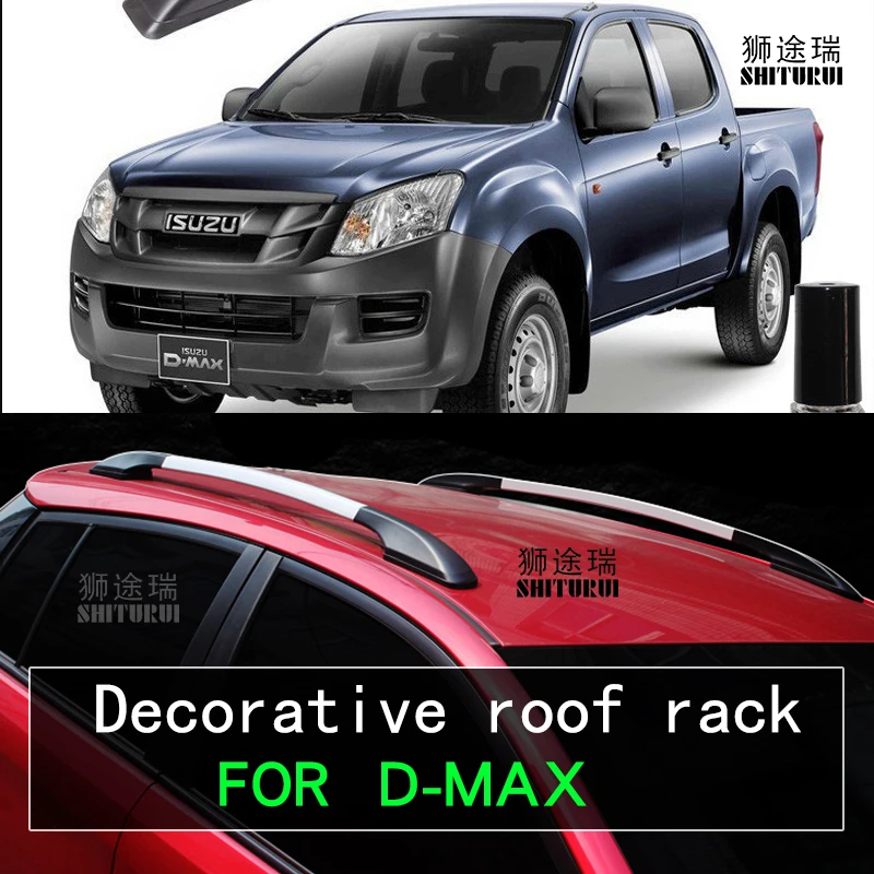 2 шт штанги на крышу для ISUZU D-MAX, пикап 17, боковые штанги из алюминиевого сплава, поперечные рельсы, багажник на крышу, багаж