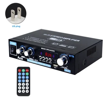 

AK35 Digital Amplifier Stereo Home Mini Remote Control Multifunctional Support TF Card Dual Channel Bluetooth 5.0 HIFI Iron