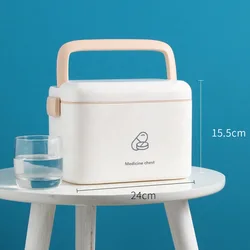 Caixa de medicina casa grande capacidade família pacote pequeno kit de primeiros socorros conjunto completo medicina caixa de armazenamento grande emergência outcalls caso