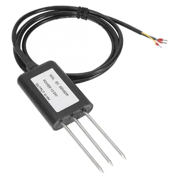 

0-10V Professional Waterproof Soil Conductivity Sensor Meter Detector Monitor Soil Hygrometer Soil Moisture Sensor Conductivity
