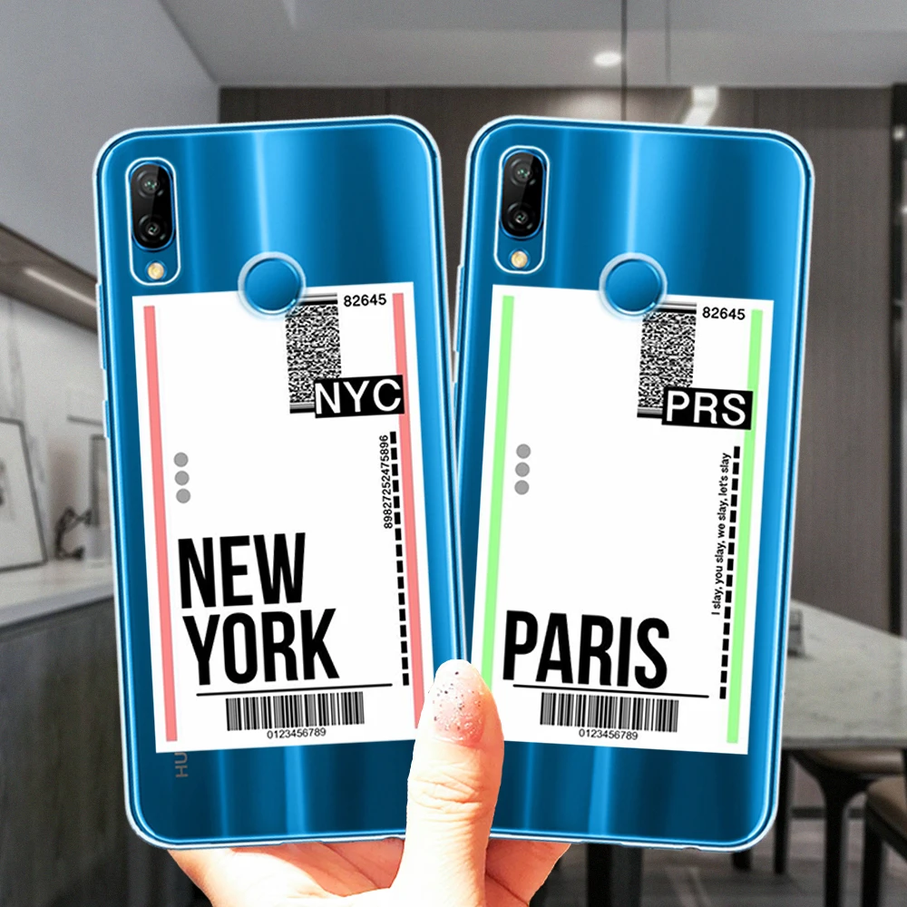 Силиконовый чехол для Huawei P40 Lite E Pro Plus P10 P20 P30 Y9 Y5 Prime | Мобильные телефоны и