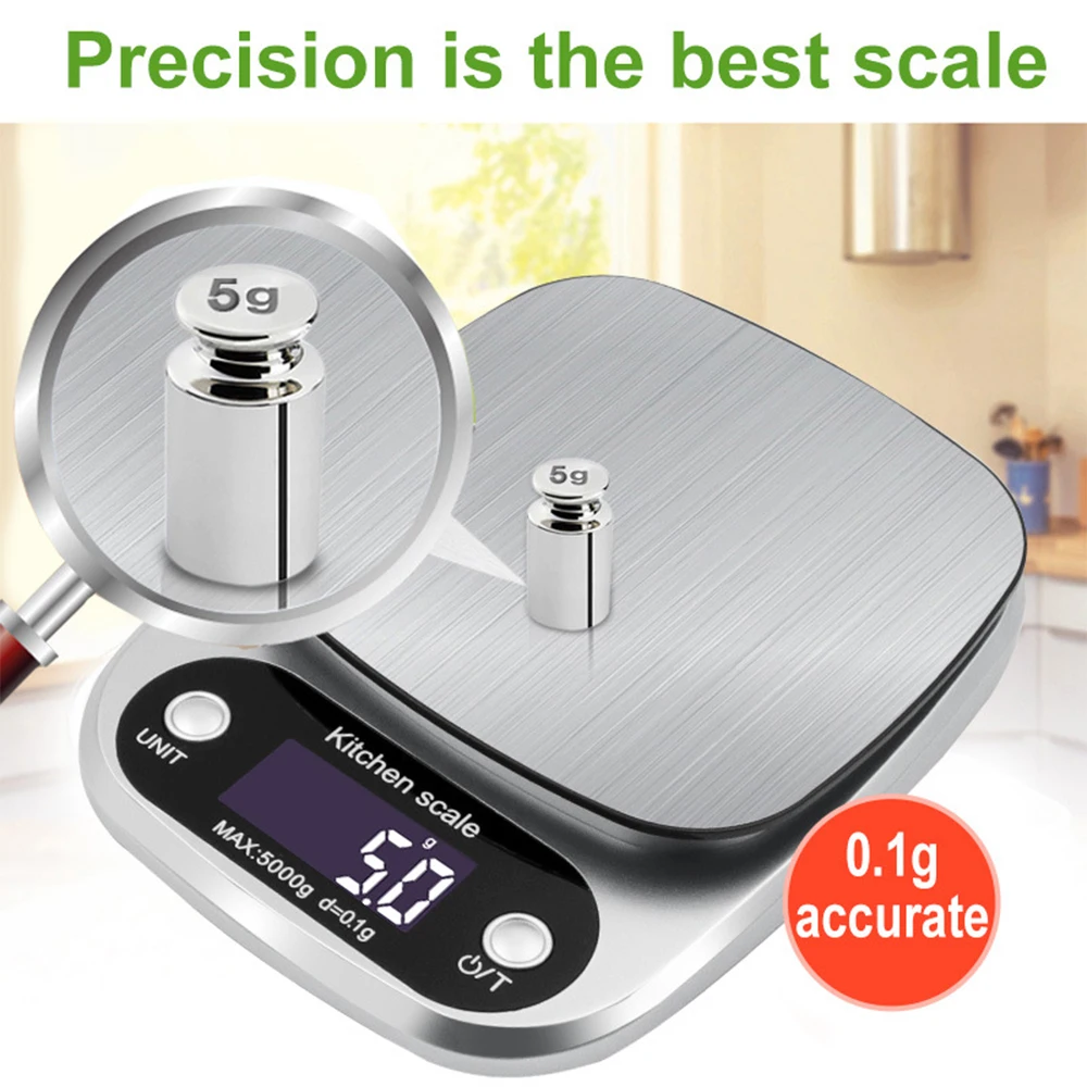 0 1/1/2/3 кг бытовой Кухня электронные весы с принтом фрукты взвешивания Precision1g ЖК