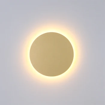 

Indoor LED Modern Wall Lamp Acrylic Round Simple Wall Lights 6.5W Small Bedroom Bedside Lamps Living Room Corridor Decorative