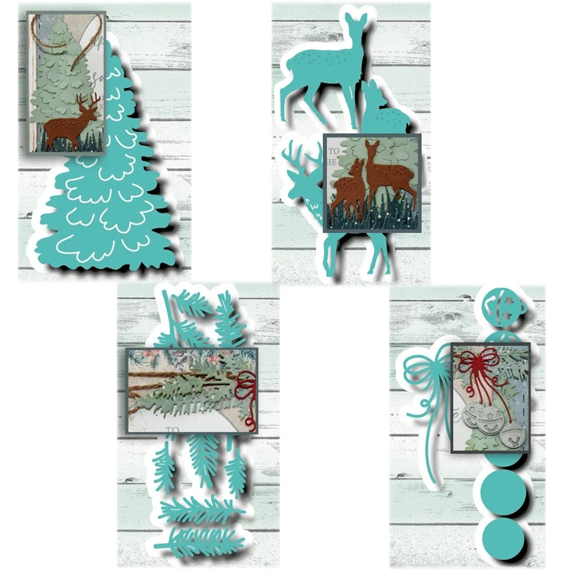 

Mmao ремесла металлические стальные Вырубные штампы новые рождественские украшения трафарет для DIY Скрапбукинг Бумага/фото карты тиснение штампы