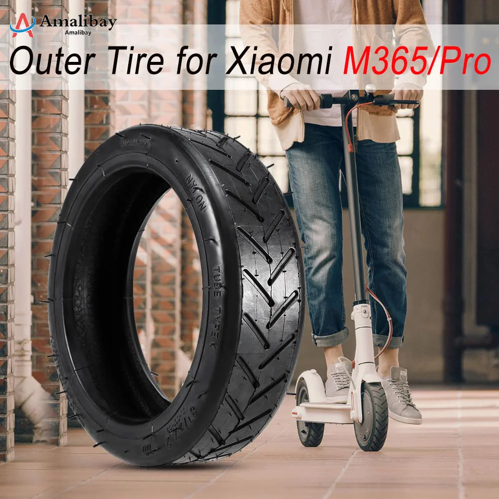 

Electric Scooter Pneumatic Tire for Xiaomi Pro Mijia M365 8 1/2x2 Updated Solid Thicken Rubber Tire Wheel Vacuum Outer Tyre