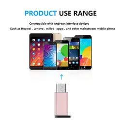 Micro USB к USB C type C Женский адаптер переходник USB 3,1 для samsung