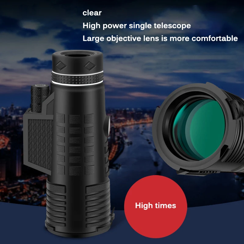 

2020 Telescope Night Vision Device Optical High Power HD Lens Suitable For Phones Tripod Outdoor Spotr Tools Monocular Telescope