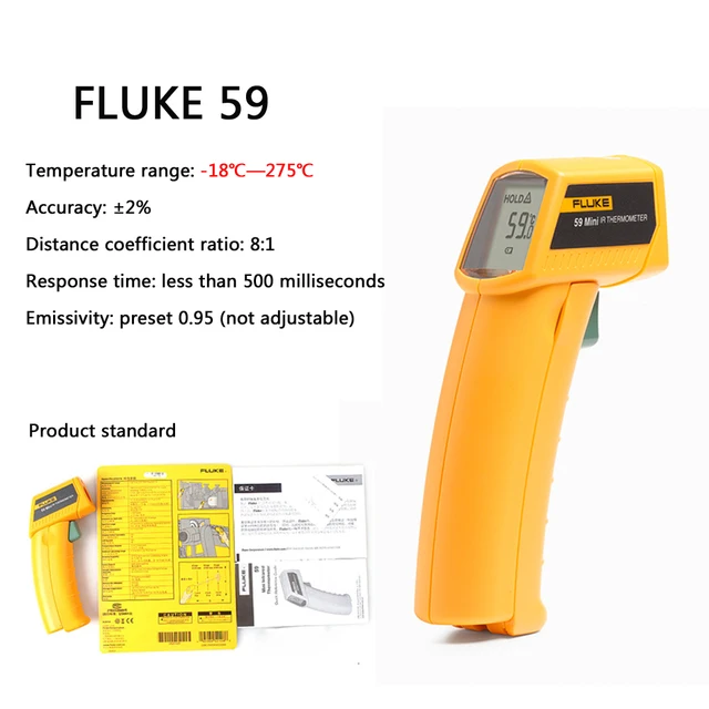 temperature gun fluke 62 max