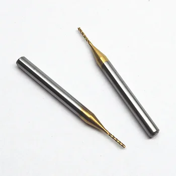 

Micro Drill bits Drilling Coated Engraving Carve Router Titanium Cutter