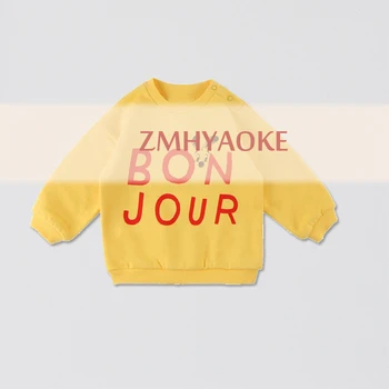 

Spot ZMHYAOKE-BB 2019 Autumn Toddler BOY Sweatshirts Baby Girl Letter Sweatshirt Cartoon Boy Clothes Kids Clothing Girl Tops