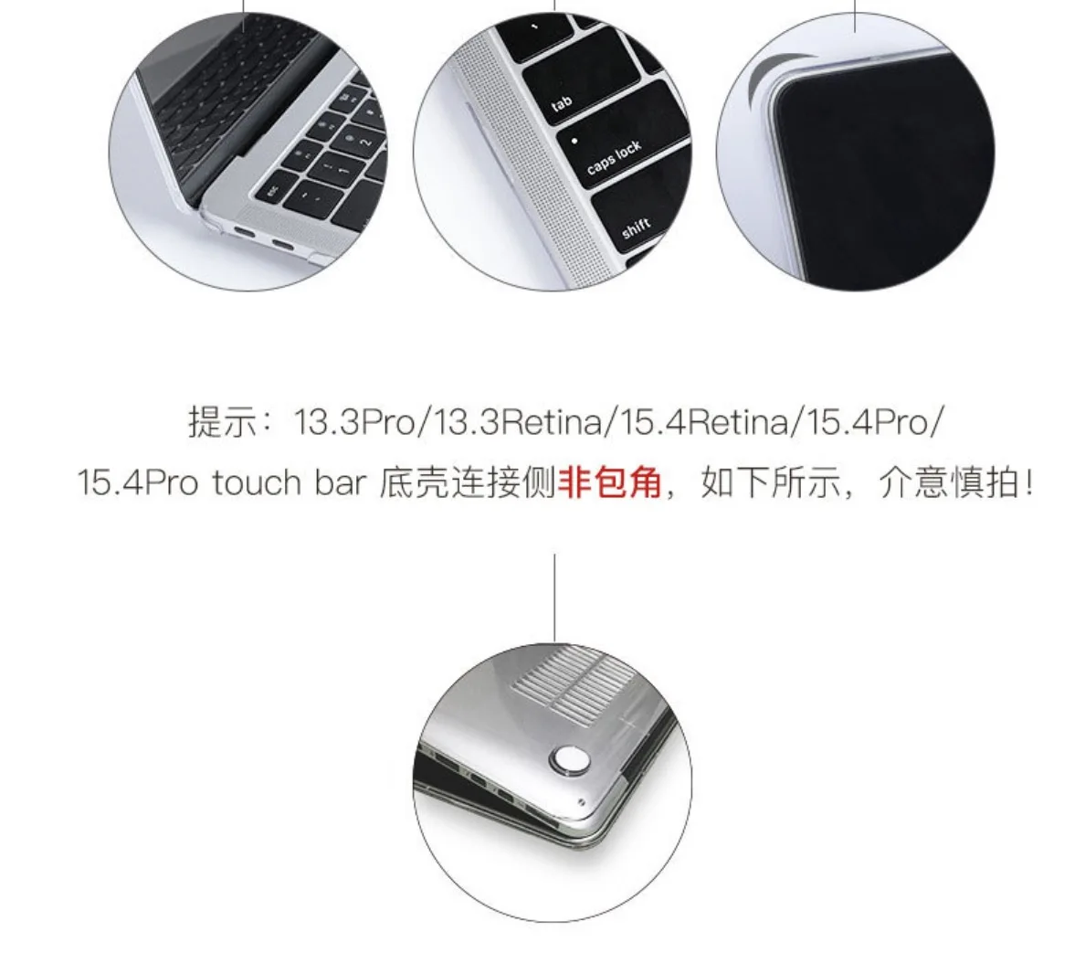 laptop case Crystal Hard Laptop Case For macbook air 13 case A2179 A2337 For macbook pro 13 Cover A2289 A2159  Air13 M1 New case