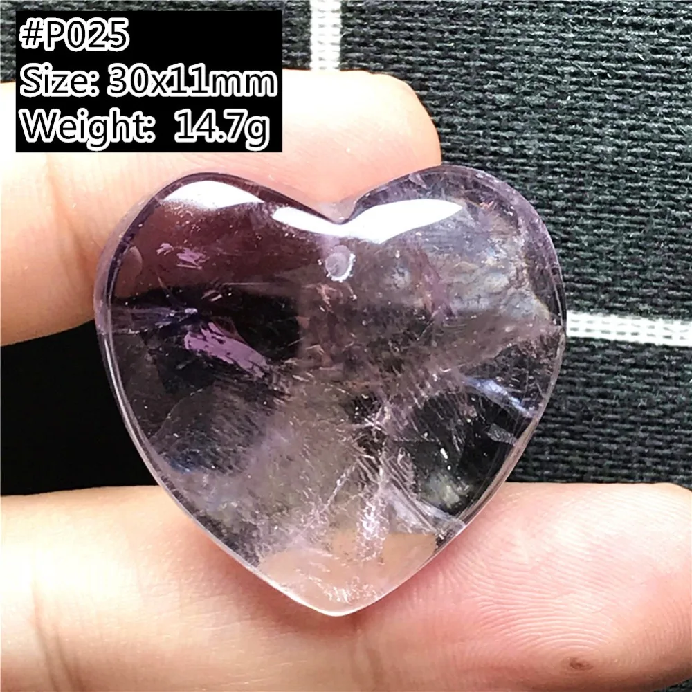 Heart Amethyst Pendant (25)