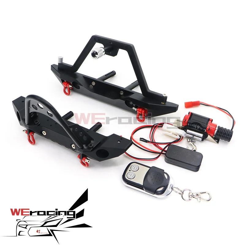 Traxxas TRX-4 металлический передний и задний бампер для 1:10 RC Crawler Car Axial SCX10 &amp II 90046 90047 S95