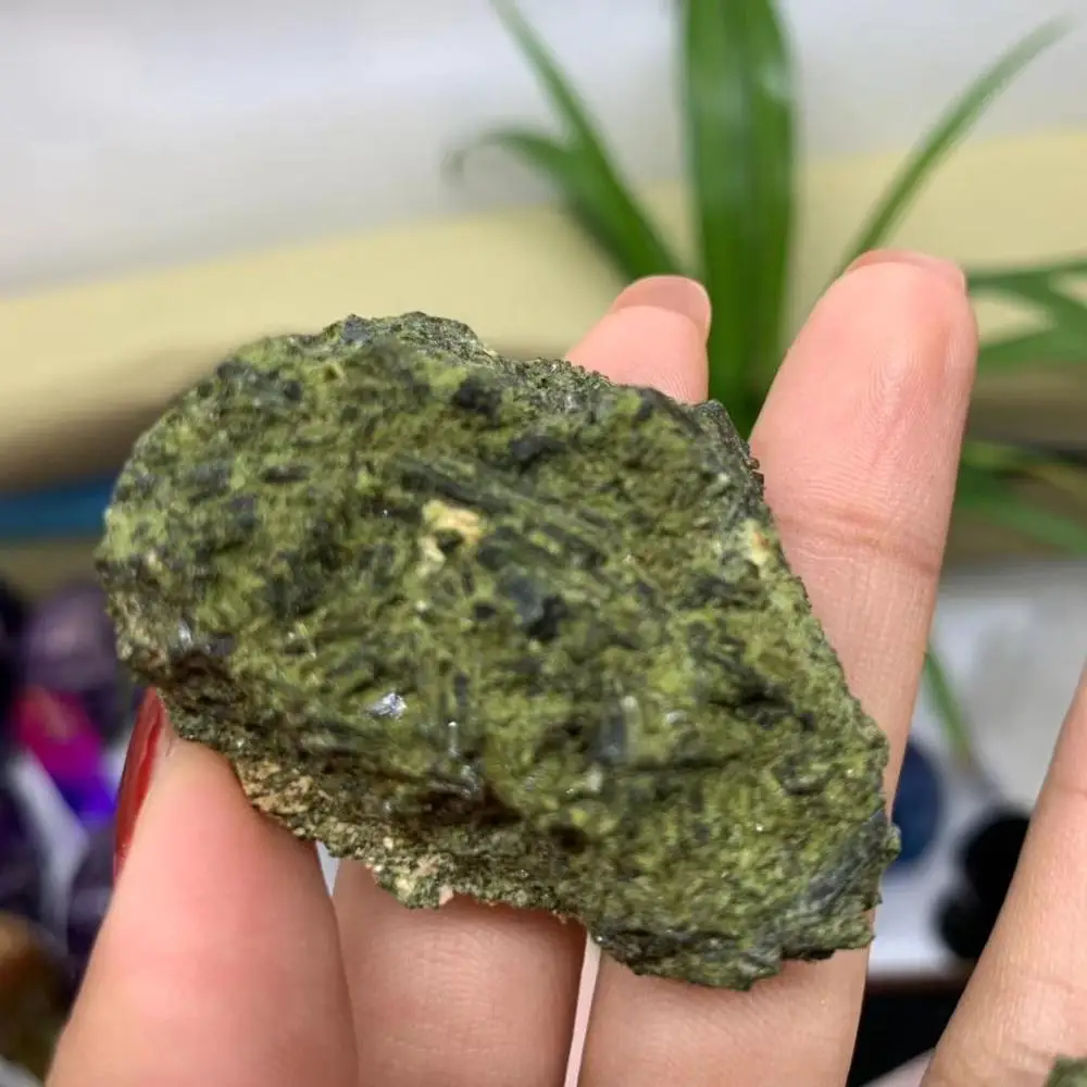 3pc 110g Natural Green Tourmaline Crystal Rough Stone cluster Specimen