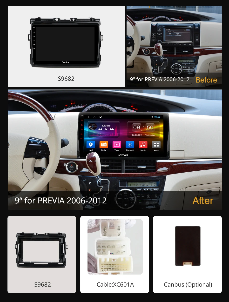 Ownice k3 k5 k6 4G Android 9 0 Восьмиядерный 360 панорамный автомобильный dvd плеер радио GPS для