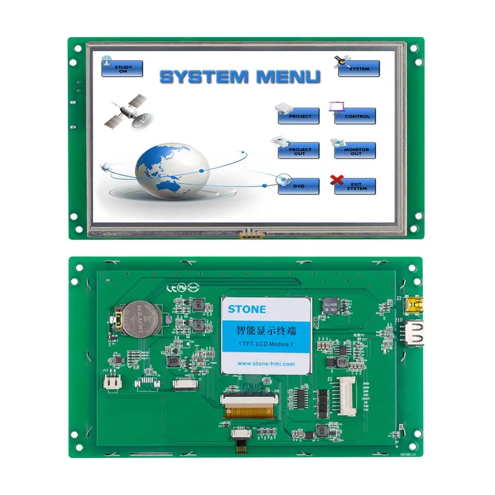 Best 7" smart home touch control panel for Fire fighting equipment