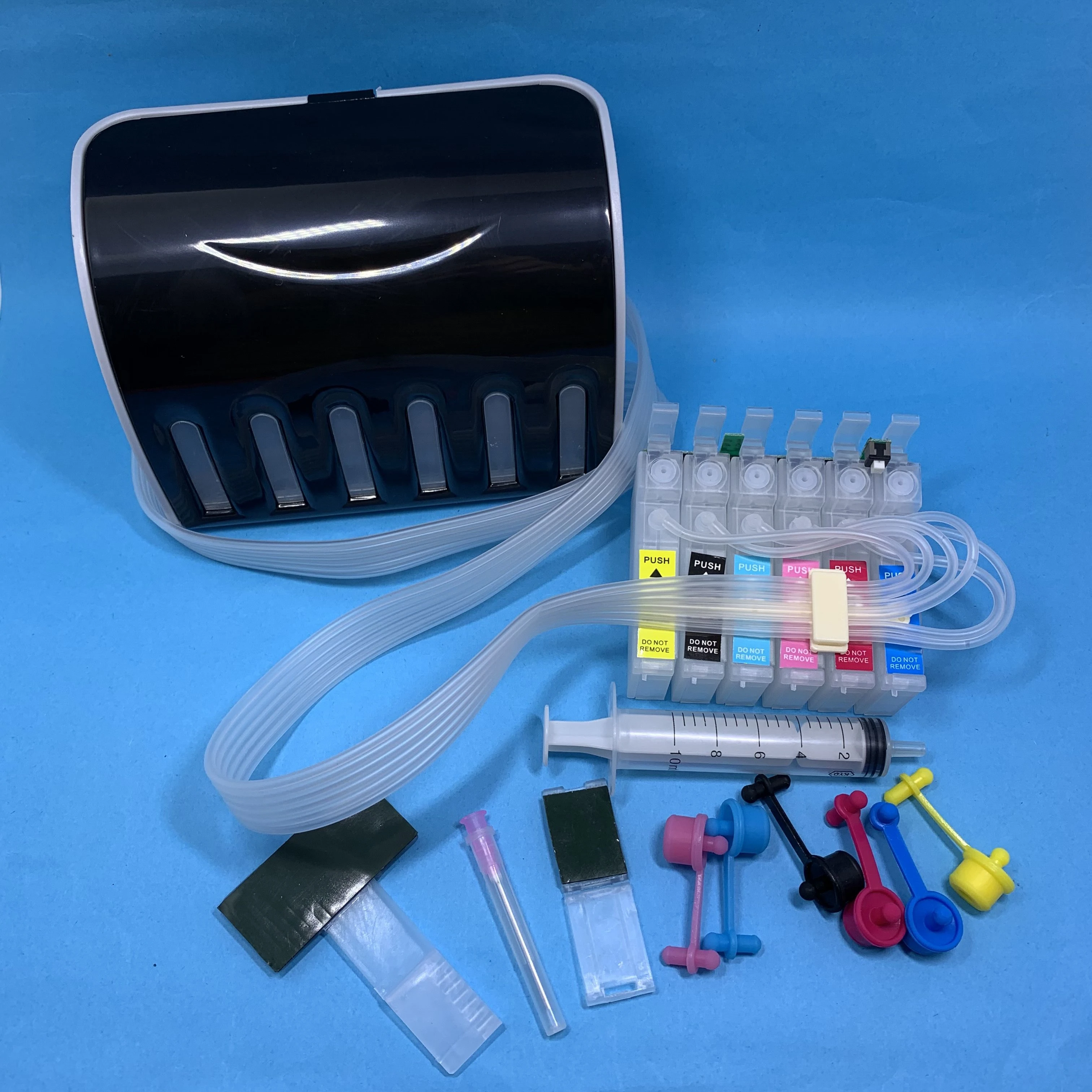 Чернильный картридж CISS T0811 T0811N - T0816N с чипом для Epson Stylus Photo R270 R390 RX590 R295 RX690 RX610 RX615 R290