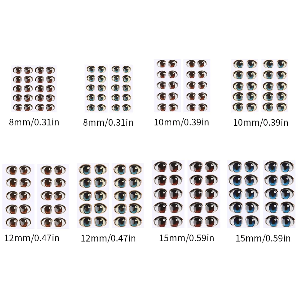 Cartoon Crystal Eyes Stickers For Doll Eyes Accessories Anime Figurine Doll Face Organ Paster Eye Chips Paper 10 Pair doll accessories,doll clothes,doll clothes accessories,plush doll accessories,doll eyes,doll eyewear accessories,doll wigs,glass doll eyes,toy wigs,doll wig headgear