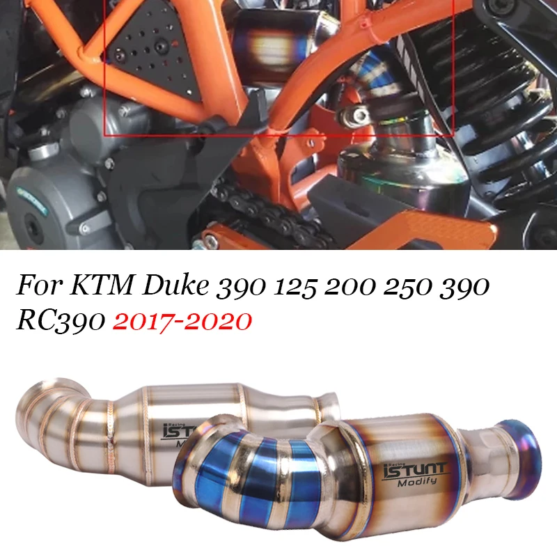 Выхлопная труба для мотоцикла KTM Duke 390 125 200 250 RC390 2017-2020 | Автомобили и мотоциклы