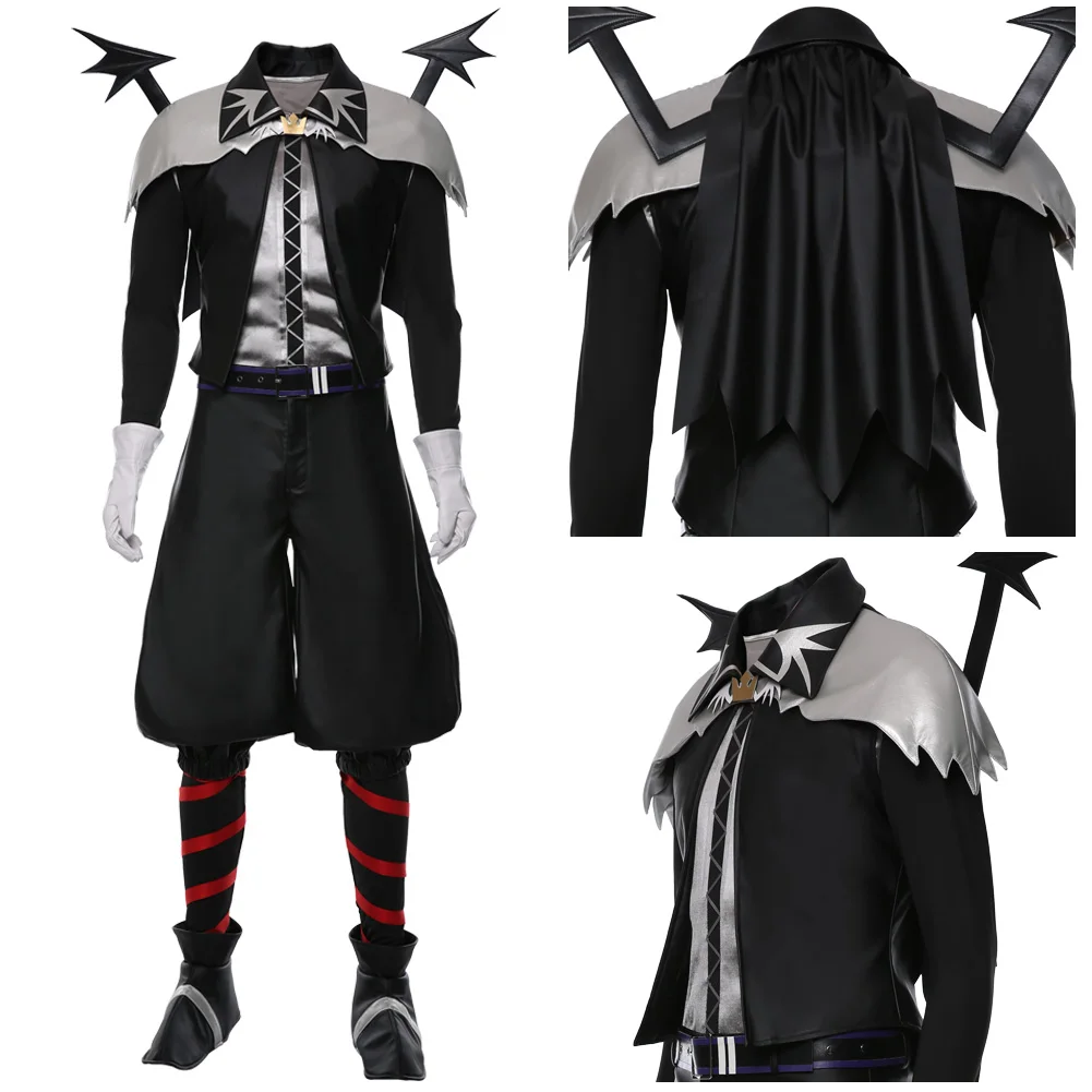 Kingdom Hearts Sora косплей костюм кожа вампира одежда на Хэллоуин для косплея униформа