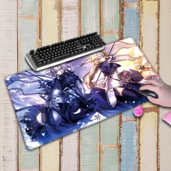 

Anime Girl Speed Big Large Gaming Mouse Pad XL Rubber Cloth Lock Edge Gamer XL Mousepad Mat Computer Desk Tablent LOL