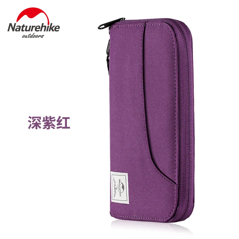 Naturehike Модные женские кошельки Многофункциональный RFID дорожный кошелек документы кредитные карты паспорт сумка для денег - Цвет: Красный цвет