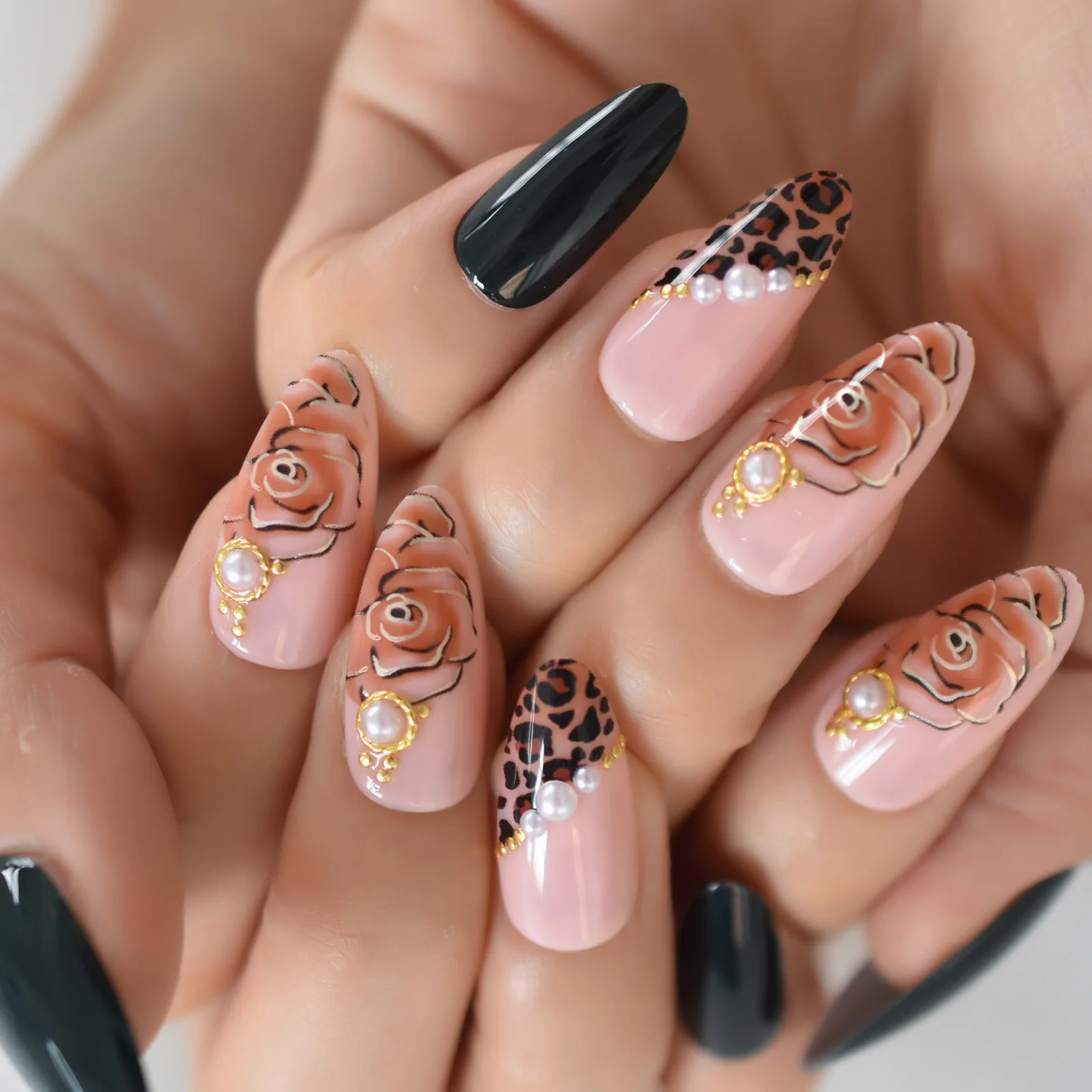 Stiletto Almond Kuku Palsu Memudar Ombre Matte Pendek Tajam Tekan Pada Kuku  Palsu Akrilik Tips Kuku Kit Ungu Gelap