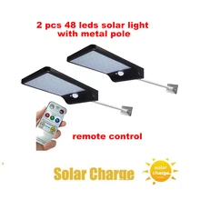 2/4pcs Led Solar Light Outdoor PIR Motion Sensor Waterproof Lighting For Garden Wall 48 leds Four Modes Rotable Pole Solar Lamp 2/4pcs Led Solar Light Outdoor PIR Motion Sensor Waterproof Lighting For Garden Wall 48 leds Four Modes Rotable Pole Solar Lamp