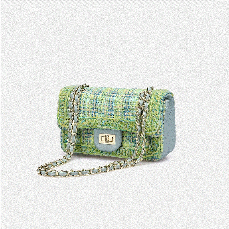 

Women Wool Bags Large small wool bag High Quality Chain Bags Ladies Shoulder Bags